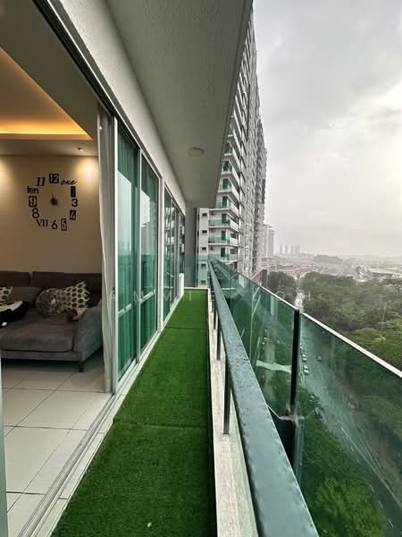 Service Residence for Sale at The Zizz @ Damansara North - Cammie Loh - Balcony - PropertyGuru.com.my