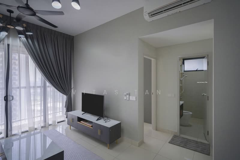 Service Residence for Sale at Setia City Residences - Vitas Tan - Living Room - PropertyGuru.com.my