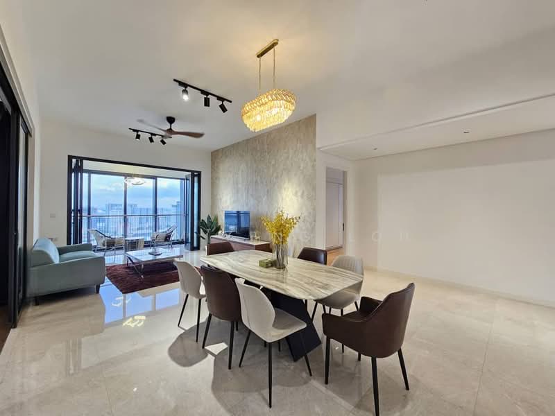 Service Residence for Rent at The Astaka @ 1 Bukit Senyum - Kim Yeng Loh - Living Room - PropertyGuru.com.my