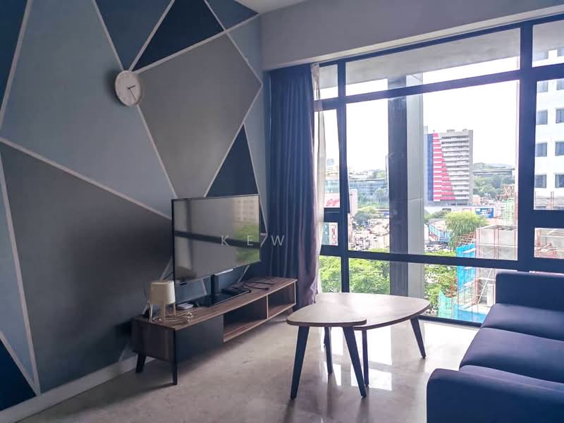 Service Residence for Rent at Anggun Residences - Kew . - Living Room - PropertyGuru.com.my