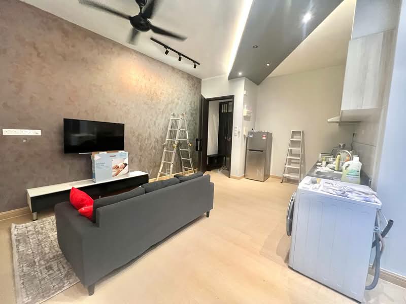 Service Residence for Rent at Molek Regency - Seven Kong - Living Room - PropertyGuru.com.my