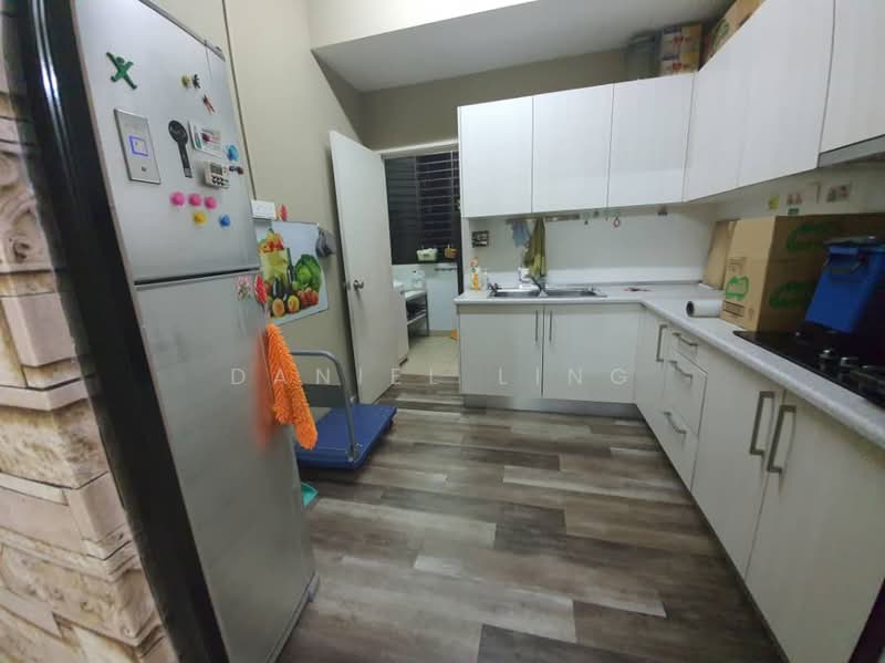 Service Residence for Rent at Greenfield Regency - Daniel Ling - Kitchen - PropertyGuru.com.my