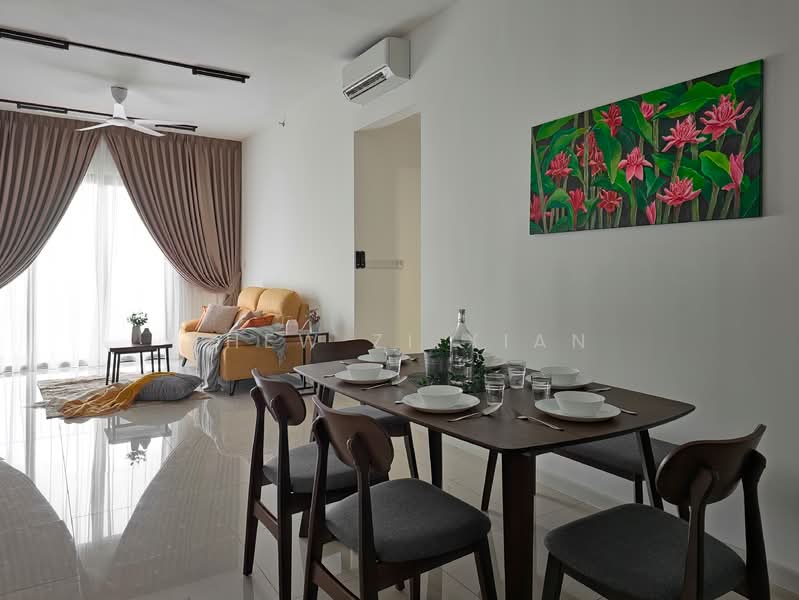 Service Residence for Rent at Sunway Belfield - Khew Zi Xian - Living Room - PropertyGuru.com.my