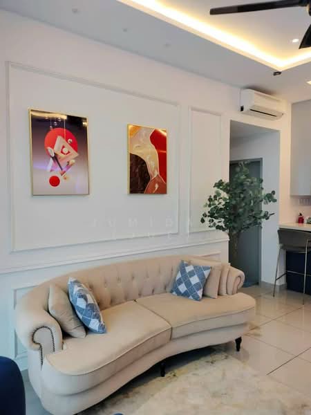 Service Residence for Sale at Palmyra Residence - JUMIDAH (JUE) - Living Room - PropertyGuru.com.my