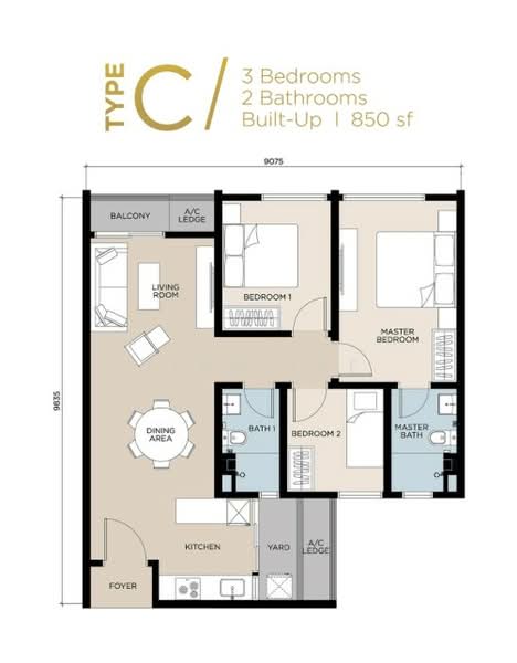 Untuk Disewa Skyline KL