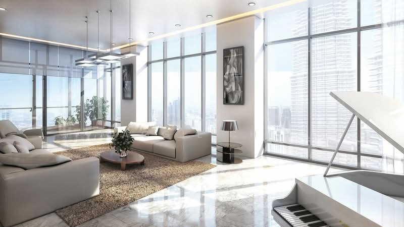 Service Residence for Rent at Four Seasons Place - Maggie Chin - Living Room - PropertyGuru.com.my