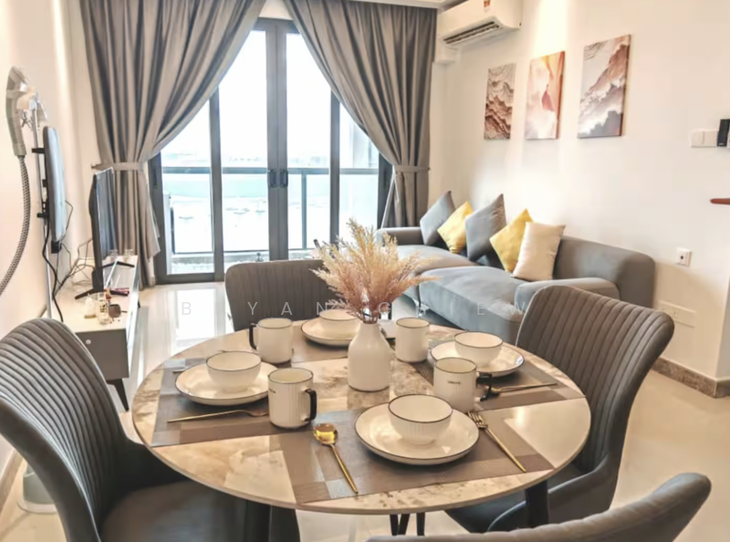 Condominium for Sale at R&F Princess Cove Phase 2-Seine Region - Bryan Chiew - Living Room - PropertyGuru.com.my