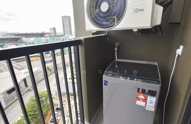 Service Residence for Sale at Twin Tower Residence - Bryan Chiew - Balcony - PropertyGuru.com.my