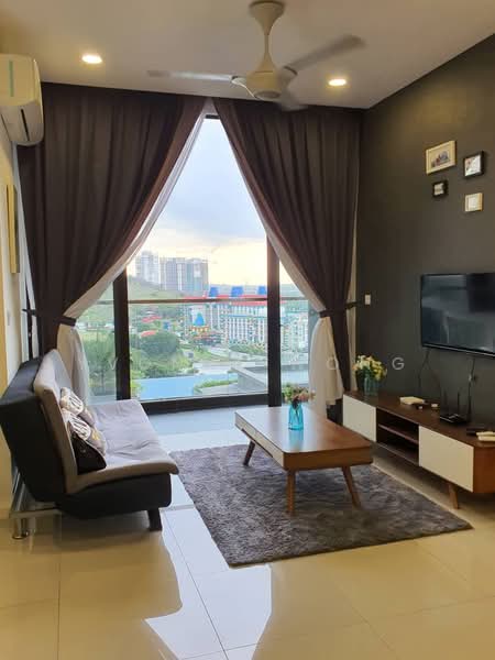 Service Residence for Sale at D'Pristine - Yvonne Wong - Living Room - PropertyGuru.com.my