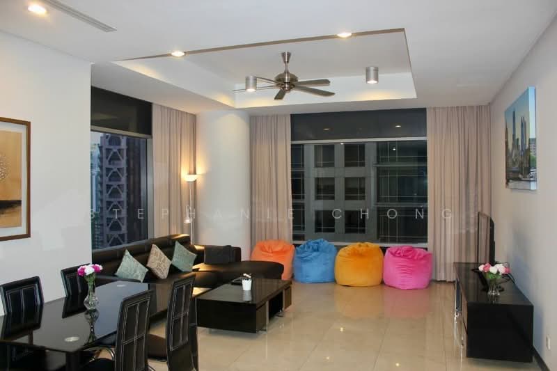 Service Residence for Sale at Pavilion Residences - Stephanie Chong - Living Room - PropertyGuru.com.my
