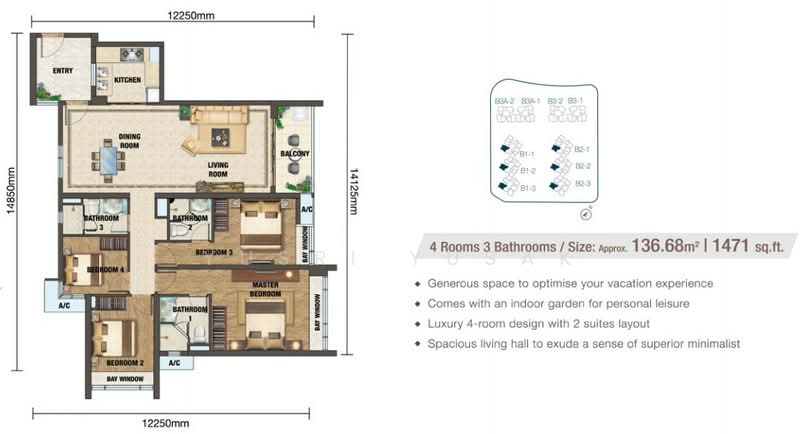 For Rent R&F Princess Cove Phase 1