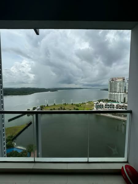 Service Residence for Rent at Southern Marina Residences - Ernest Lew - Balcony - PropertyGuru.com.my