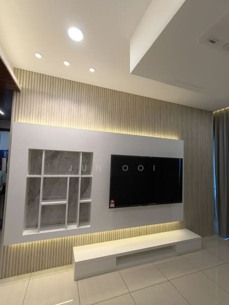 Queens Residences Q1 @ Queens Waterfront untuk Untuk Disewa - RM 3,500 /bulan, Feb 2026 - Living Room - PropertyGuru.com.my