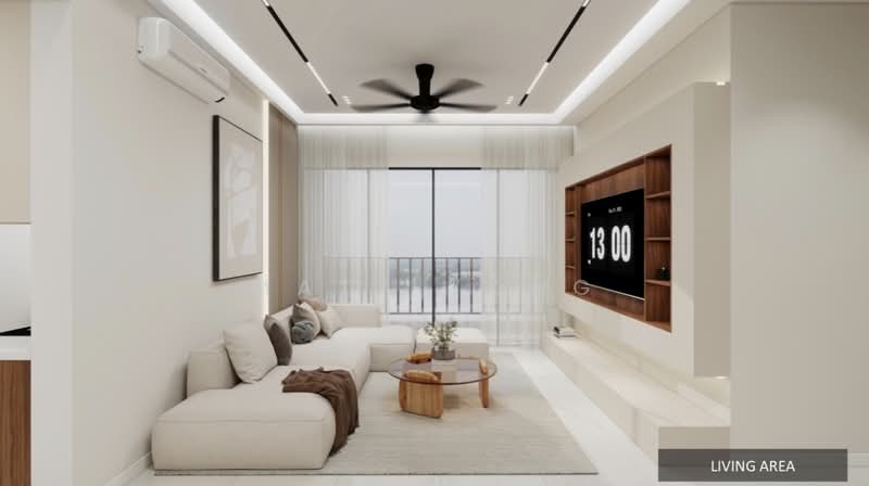 Service Residence for Rent at The Era @ Duta North - Matt Yong - Living Room - PropertyGuru.com.my