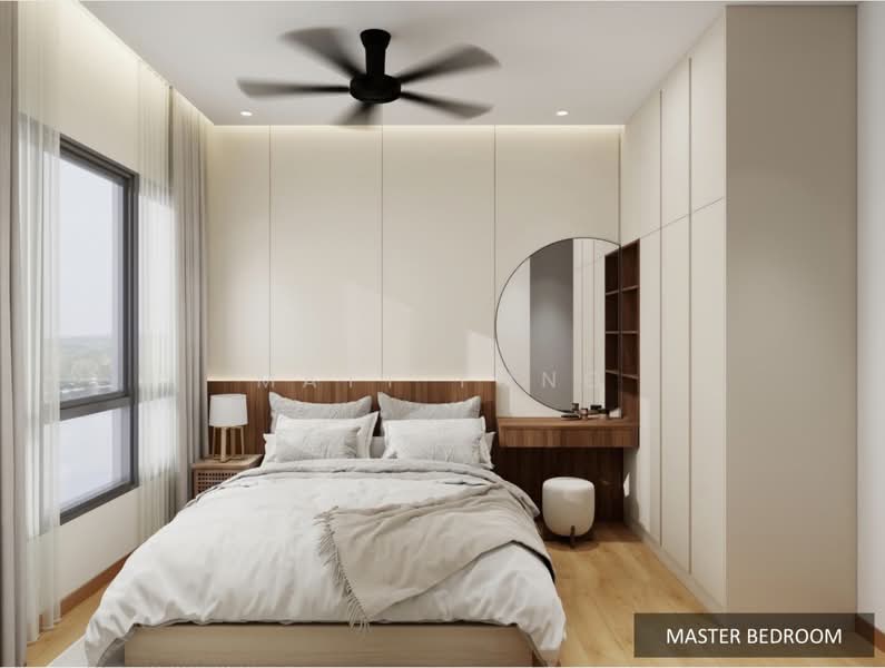 Service Residence for Rent at The Era @ Duta North - Matt Yong - Master Bedroom - PropertyGuru.com.my