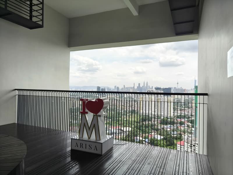 Service Residence for Rent at M Arisa - Lauran Chuah - Balcony - PropertyGuru.com.my