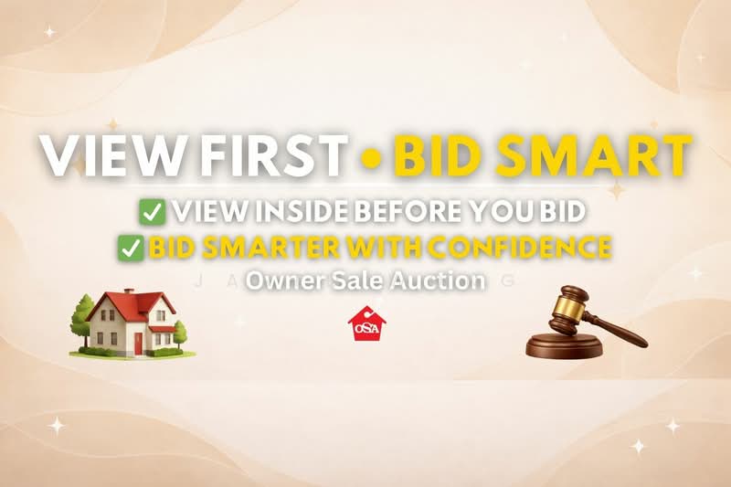 Untuk Dijual - 60% BELOW MARKET PRICE | RESIDENTIAL | FREEHOLD | ALL INFOS ON HAND | AUCTION
