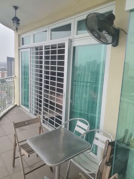 Service Residence for Sale at Pangsapuri Tanah Emas (Golden Sands) - Roselynn Chai - Balcony - PropertyGuru.com.my