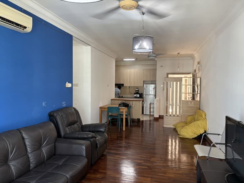 Servis Apartment untuk Dijual di Subang Avenue - K.Soma Sundram - Living Room - PropertyGuru.com.my