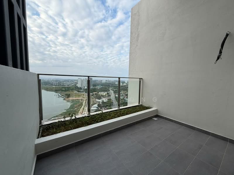 Service Residence for Sale at Vista Tiara (MBW Bay) - Eddie Ong - Balcony - PropertyGuru.com.my