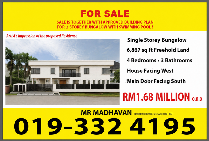 Bungalow for Sale in SS1 (Petaling Jaya) - Madhavan Nambiar - PropertyGuru.com.my