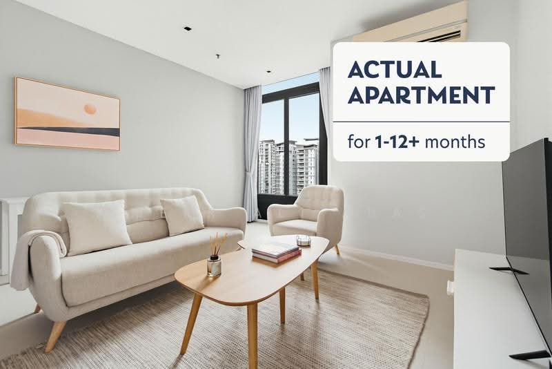Kondominium untuk Disewa di Arcoris SOHO - Ameer Ali Abas - Living Room - PropertyGuru.com.my