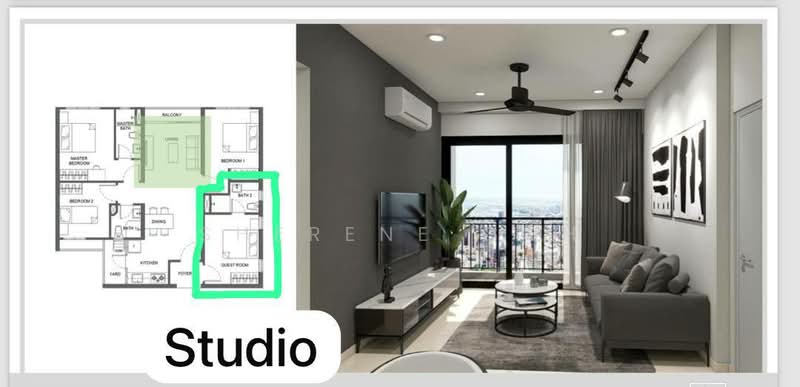 Condominium for Rent at Platinum Arena - Sherene Goh - Living Room - PropertyGuru.com.my