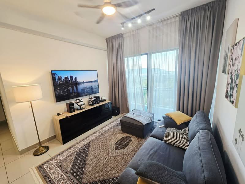 Service Residence for Sale at Almyra Residences - Ilman Nahri - Living Room - PropertyGuru.com.my