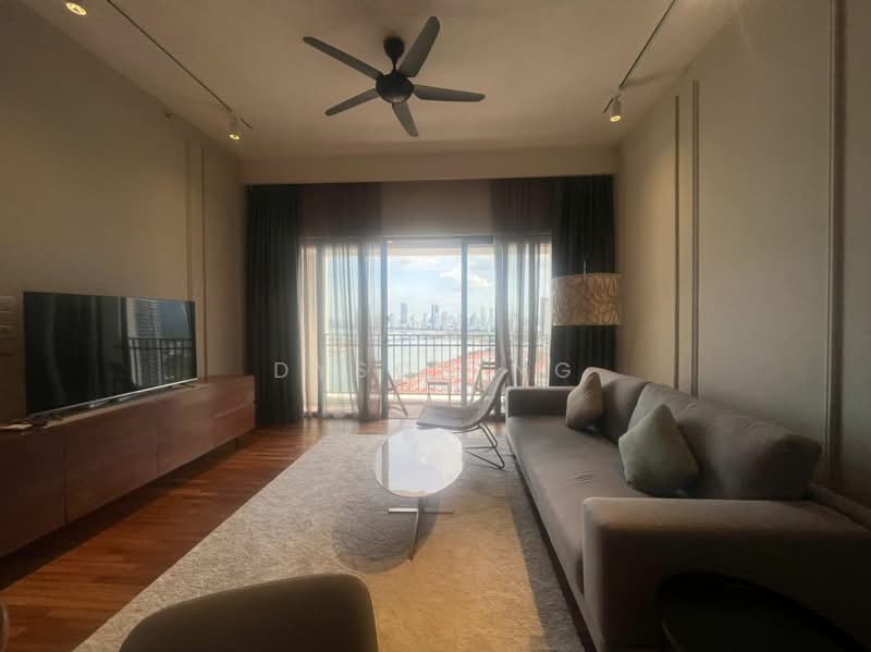Service Residence for Sale at Straits Residences - Dyson Ng - Living Room - PropertyGuru.com.my