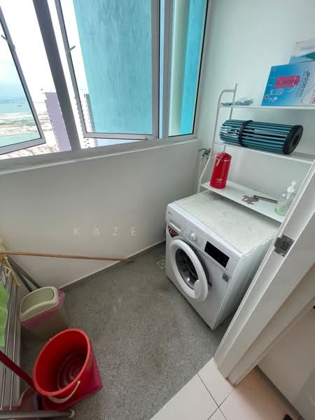 Condominium for Rent at i-Santorini - Kaze Kang - Balcony - PropertyGuru.com.my