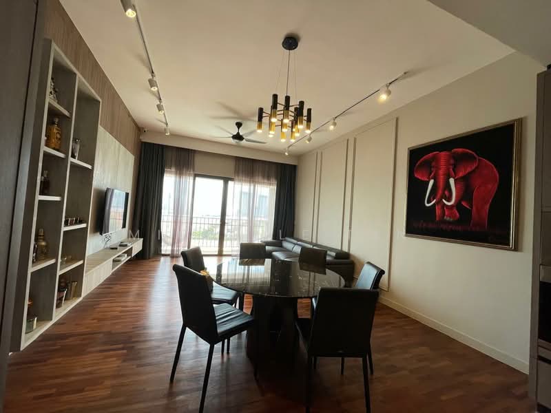 Service Residence for Rent at Straits Residences - Michelle Tan - Living Room - PropertyGuru.com.my