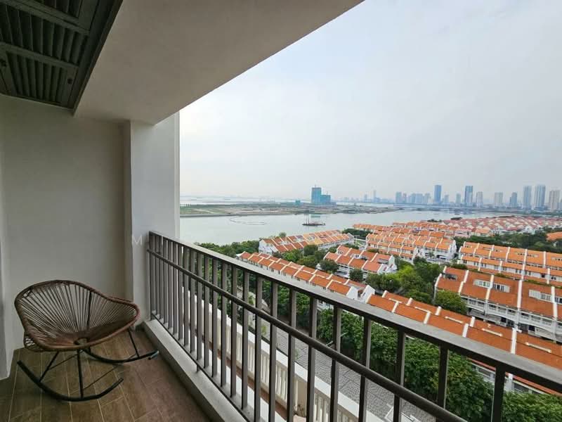 Service Residence for Rent at Straits Residences - Michelle Tan - Balcony - PropertyGuru.com.my