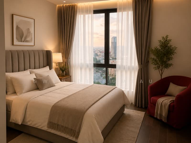 Condominium for Rent at Bangsar Hill Park - Gwen Delhumeau - Master bedroom - PropertyGuru.com.my