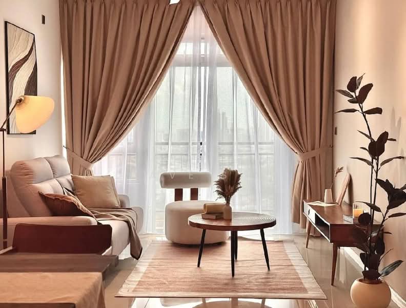 Service Residence for Rent at One 49 Residence - Dave Sim - Living Room - PropertyGuru.com.my