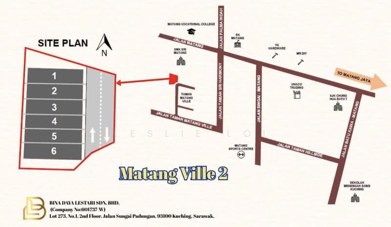 1-storey Terraced House for Sale in Taman Matang Ville (Kuching) - Leslie Loi - PropertyGuru.com.my
