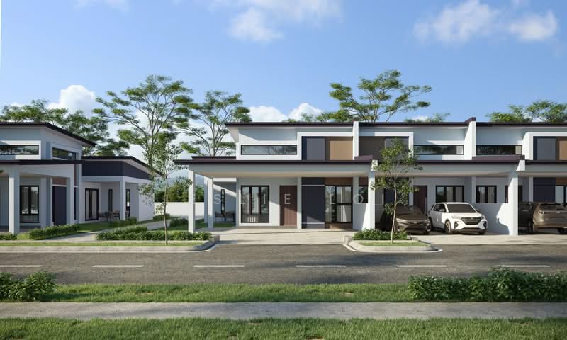 1-storey Terraced House for Sale in Taman Matang Ville (Kuching) - Leslie Loi - Exterior - PropertyGuru.com.my