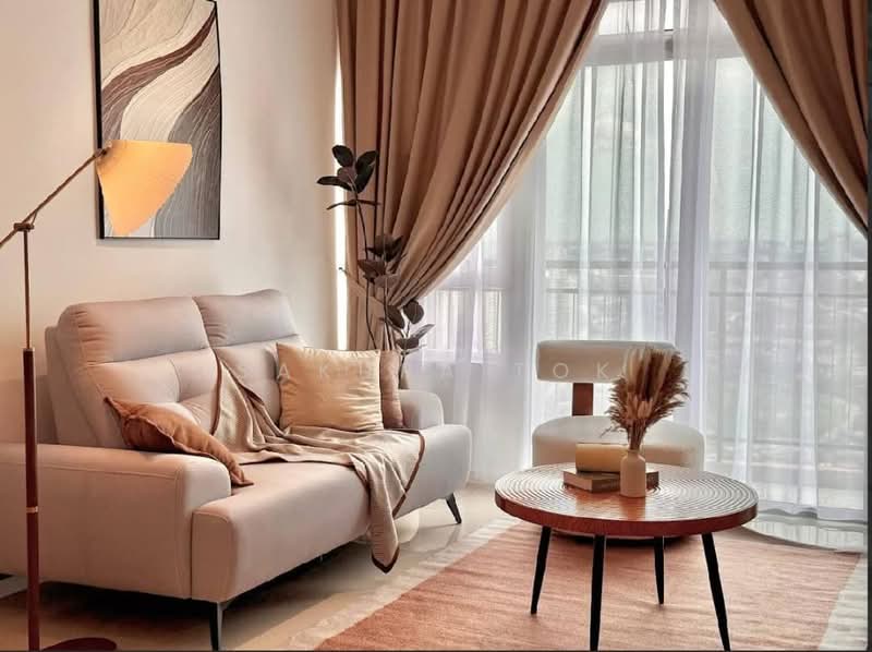 Service Residence for Rent at One 49 Residence - Sakura Tok - Living Room - PropertyGuru.com.my