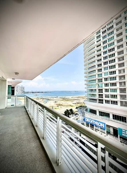 Condominium for Rent at Gurney Paragon - Ressha Ramesh - Balcony - PropertyGuru.com.my