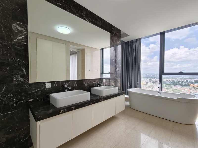 Service Residence for Rent at The Astaka @ 1 Bukit Senyum - Samantha Lee - Bathroom - PropertyGuru.com.my