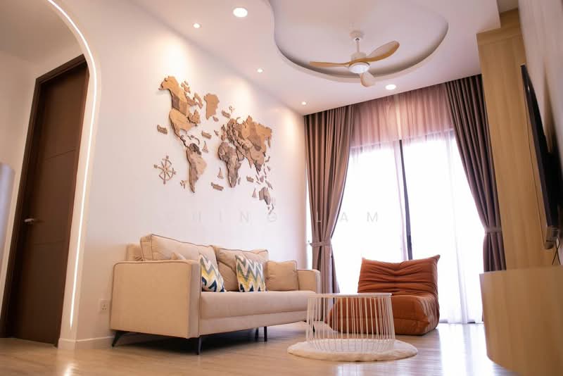 Condominium for Rent at Queens Residences Q2 @ Queens Waterfront - Shing Lam - Living Room - PropertyGuru.com.my