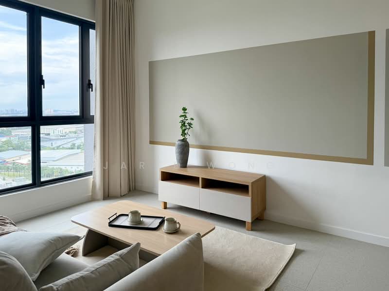 Service Residence for Rent at SouthPlace Residences @ Tropicana Metropark - Jared Wong - Living Room - PropertyGuru.com.my