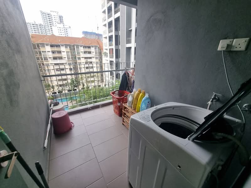 Service Residence for Rent at Fortune Centra - Ken Lai - Balcony - PropertyGuru.com.my