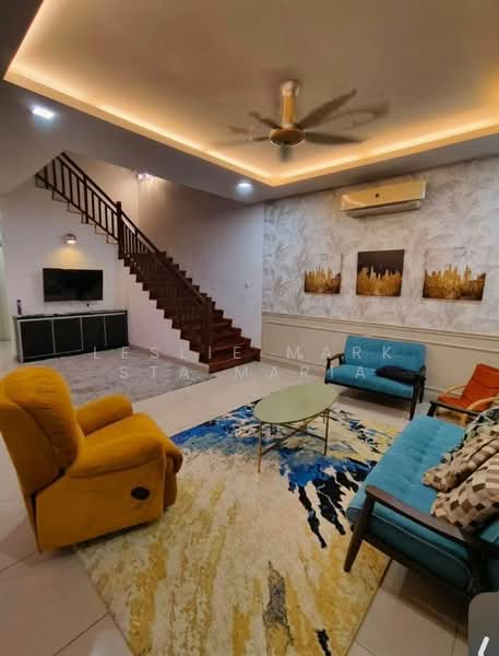 Terraced House for Rent in Alam Impian (Shah Alam) - Leslie Mark Sta Maria - Living Room - PropertyGuru.com.my