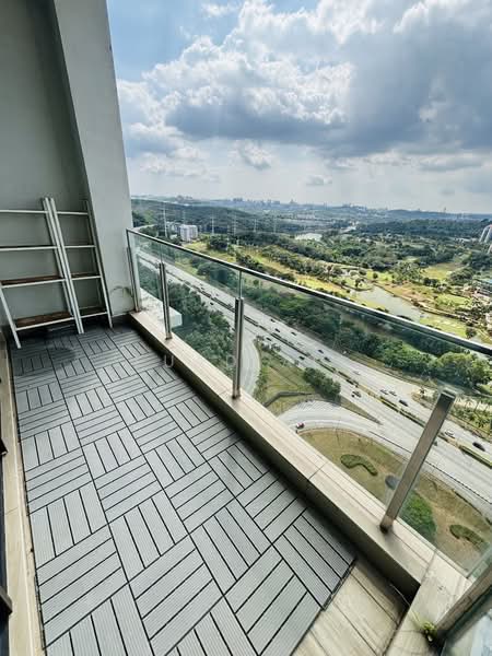 Service Residence for Rent at Conezion Residences - Fuad Ali - Balcony - PropertyGuru.com.my