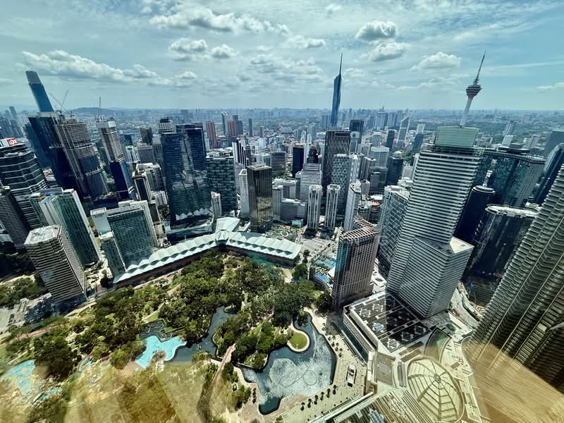 Service Residence for Sale at Four Seasons Place - Rita Jiang - Balcony view - PropertyGuru.com.my