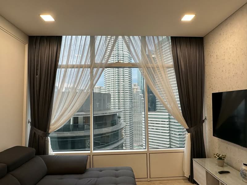 Service Residence for Rent at Sky Suites @ KLCC - Ee Tsin Lim - Living Room - PropertyGuru.com.my