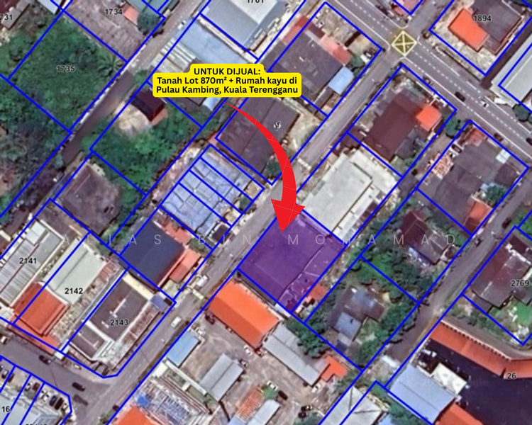 Tanah Lot Banglo bersaiz 870m² + Rumah Kayu 2 Tingkat di Pulau Kambing, Terengganu untuk Untuk Dijual - RM 500,000, Feb 2026 - PropertyGuru.com.my