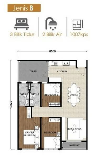 Vista Bayu Condominium @ Sg. Ramal untuk Untuk Dijual - RM 364,000, Feb 2026 - PropertyGuru.com.my