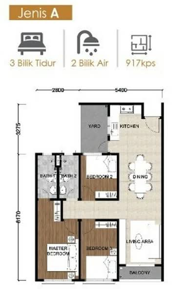 Vista Bayu Condominium @ Sg. Ramal untuk Untuk Dijual - RM 364,000, Feb 2026 - PropertyGuru.com.my
