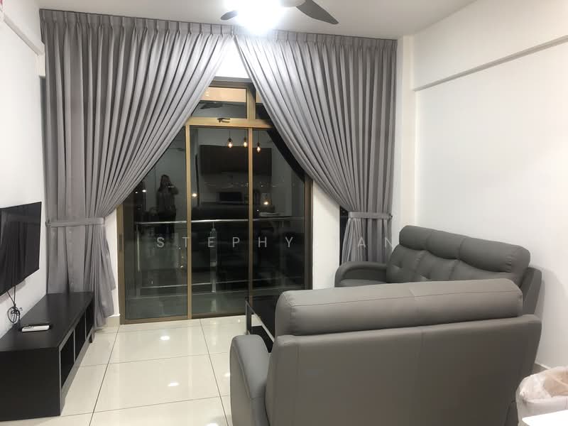 Service Residence for Rent at D'Inspire Residence (Inspira Bestari) - Stephy Tan - Living Room - PropertyGuru.com.my